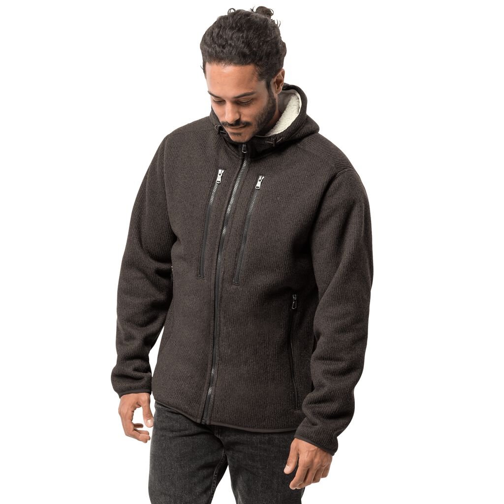 Jack Wolfskin ROBSON fleece ζακετεσ ανδρικα γκρι καφε | GR0499876